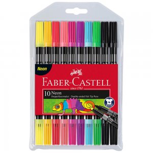Set 10 Carioci Neon Colorate Faber-Castell Lavabil Cu 2 Capete De Scriere, Carioca Pentru Copii, Carioca De Colorat, Carioci Pentru Copii, Carioci Pentru Colorat, Carioci Colorate Pentru Desenat, Carioci Faber-castell Set 10 Carioci Neon Colorate Faber-Castell Lavabil Cu 2 Capete De Scriere, Carioca Pentru Copii, Carioca De Colorat, Carioci Pentru Copii, Carioci Pentru Colorat, Carioci Colorate Pentru Desenat, Carioci Faber-castell