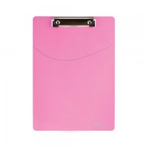 Clipboard A4 DACO Simplu, Roz, Material Plastic, Clipboarduri Simple, Clipboard Documente, Accesorii Documente, Suport de Scris, Clipboard Simplu pentru Documente, Clipboard Simplu, Clipboard Prezentare