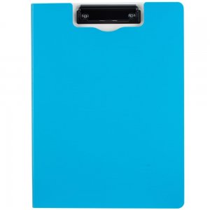 Clipboard Dublu A4 Deli, Carton Plastifiat, Albastru Neon, Clipboard Format A4 Deli, Clipboard Colorat Deli, Clipboard Rezistent, Clipboard Dublu Colorat, Clipboard A4 Dublu, Clipboarduri A4, Clipboard Prezentare