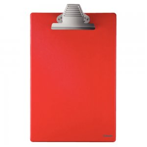 Clipboard Simplu A4 Esselte Maxi, Capacitate 200 Coli, Rosu, Clipboard Format A4 Esselte, Clipboard Colorat Esselte, Clipboard Rezistent, Clipboard Simplu A4