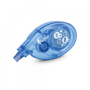 Dispenser cu Banda Corectoare FORPUS, 5mm x 8m, Culoare Alba, Corector, Corector pentru Scriere, Pasta Corectoare Uscata, Banda Corectoare Uscata, Corector Banda, Banda Corectoare pentru Scolari, Banda Corectoare pentru Cerneala, Rechizite Scolare