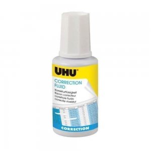 Pasta Corectoare Lichida Uhu, 20 ml, Alba, cu Pensula, Corectoare pentru Hartie, Pasta Corectoare pentru Scris, Pasta Corectoare Alba cu Pensula, Corector Lichid, Corector cu Pensula, Tub Pasta Corectoare, Corector pentru Scoala Pasta Corectoare Lichida Uhu, 20 ml, Alba, cu Pensula, Corectoare pentru Hartie, Pasta Corectoare pentru Scris, Pasta Corectoare Alba cu Pensula, Corector Lichid, Corector cu Pensula, Tub Pasta Corectoare, Corector pentru Scoala