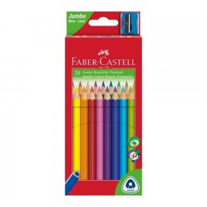 Set 20 Creioane Colorate Faber-Castell Jumbo, Triunghiulare, cu Ascutitoare Inclusa, Set Creioane Colorate si Ascutitoare, Set Creioane Colorate cu Ascutitoare, Creioane Faber Castell Jumbo, Creioane Colorate Jumbo, Creioane Colorate Corp Colorat Set 20 Creioane Colorate Faber-Castell Jumbo, Triunghiulare, cu Ascutitoare Inclusa, Set Creioane Colorate si Ascutitoare, Set Creioane Colorate cu Ascutitoare, Creioane Faber Castell Jumbo, Creioane Colorate Jumbo, Creioane Colorate Corp Colorat