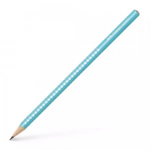 Creion Grafit Sparkle 2019 Faber-Castell, Mina B, Corp Turcoaz, Creioane Grafit, Creioane Faber-Castell, Creion Faber Castell, Creion B, Creion Mina B, Creion Desenat, Creion Schite, Creion pentru Scoala, Creion de Desen, Creion Clasic