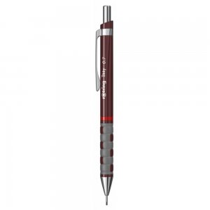 Creion Mecanic Tikky Rotring, Mina 0.7 mm, Burgundi, Corp din Plastic, Radiera, Creion Mecanic Tikky, Creioane Mecanice Tikky, Creion Mecanic pentru Scris, Creion pentru Desen, Creion Grafica, Creioane Grafica, Creioane Scoala