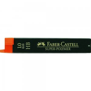 Mina Creion Mecanic Faber – Castell Super – Polymer, Mina 1 mm, HB, Mina pentru Creion, Mina de Tip HB, Mine pentru Creioane, Mine Faber-Castell, Mina Creion Rezistenta, Mine Creion Mecanic Ieftine, Mina pentru Creion