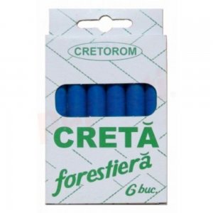 Set 6 Bucati Creta Albastra Forestiera CRETAROM, Creta Forestiera, Creta Foriestera Albastra, Creta pentru Marcaje Forestiere, Creta pentru Exploatari Forestiere, Creta pentru Lemn, Creta Forestiera Colorata, Creta pentru Marcarea Lemnului Set 6 Bucati Creta Albastra Forestiera CRETAROM, Creta Forestiera, Creta Foriestera Albastra, Creta pentru Marcaje Forestiere, Creta pentru Exploatari Forestiere, Creta pentru Lemn, Creta Forestiera Colorata, Creta pentru Marcarea Lemnului
