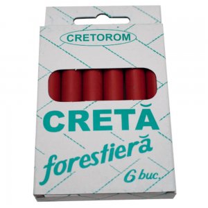 Set 6 Bucati Creta Rosie Forestiera CRETOROM, Creta Forestiera, Creta Foriestera Rosie, Creta pentru Marcaje Forestiere, Creta pentru Exploatari Forestiere, Creta pentru Lemn, Creta Forestiera Colorata, Creta pentru Marcarea Lemnului Set 6 Bucati Creta Rosie Forestiera CRETOROM, Creta Forestiera, Creta Foriestera Rosie, Creta pentru Marcaje Forestiere, Creta pentru Exploatari Forestiere, Creta pentru Lemn, Creta Forestiera Colorata, Creta pentru Marcarea Lemnului
