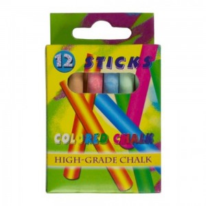 Creta Colorata Rotunda, 12 Buc/Set - Creta Scolara Creta Colorata Rotunda, 12 Buc/Set - Creta Scolara