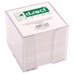 Cub Hartie Alba D.Rect, 800 Coli, 9x9 cm, Suport Plastic