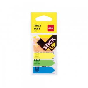 Index Adezivi Plastic, Deli Stick Up, 43x12 mm, Culori Neon, 100 Buc/Pachet, Index Plastic cu Adeziv, Evidentiatoare pentru Carti si Caiete, Sticky Indexuri, Evidentiatoare Adezive de Pagina Index Adezivi Plastic, Deli Stick Up, 43x12 mm, Culori Neon, 100 Buc/Pachet, Index Plastic cu Adeziv, Evidentiatoare pentru Carti si Caiete, Sticky Indexuri, Evidentiatoare Adezive de Pagina