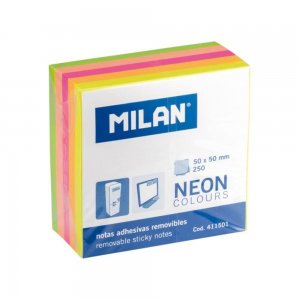Set 12 Notite Adezive MILAN, 50x50 mm, 250 File, Multicolor Neon, Post-it, Sticky Notes, Bloc de Hartie, Memo Adeziv, Set Notite Adezive, Post-it-uri, Notite pentru Birou, MILAN Post-it Set 12 Notite Adezive MILAN, 50x50 mm, 250 File, Multicolor Neon, Post-it, Sticky Notes, Bloc de Hartie, Memo Adeziv, Set Notite Adezive, Post-it-uri, Notite pentru Birou, MILAN Post-it