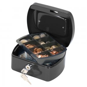 Cutie Metalica pentru Valori, 155x75x120 mm, Intercuietoare cu 2 Chei, Culoare Neagra, Caseta pentru Bani, Cutie pentru Bani, Caseta Mica pentru Valori Cutie Metalica pentru Valori, 155x75x120 mm, Intercuietoare cu 2 Chei, Culoare Neagra, Caseta pentru Bani, Cutie pentru Bani, Caseta Mica pentru Valori