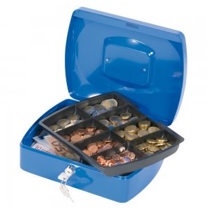 Cutie Metalica pentru Valori, 255x85x200 mm, Intercuietoare cu 2 Chei, Culoare Albastra, Caseta pentru Bani, Cutie pentru Bani,Caseta Larga pentru Valori Cutie Metalica pentru Valori, 255x85x200 mm, Intercuietoare cu 2 Chei, Culoare Albastra, Caseta pentru Bani, Cutie pentru Bani,Caseta Larga pentru Valori