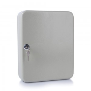 Cutie Metalica DONAU pentru 140 Chei, 370x280x80 mm, Gri, Panou Metalic Echipat, Panou pentru Chei