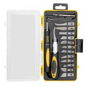 Set Cuttere Craft Deli, 16 Piese, Lame Interschimbabile, Otel, Trusa Galbena, Cutter cu Lame, Cutter Craft, Cuttere pentru Craft, Cutter Deli, Cuttere Deli, Cuttere cu Lame Interschimbabile, Cutter Perforare, Cuttere pentru Perforare Set Cuttere Craft Deli, 16 Piese, Lame Interschimbabile, Otel, Trusa Galbena, Cutter cu Lame, Cutter Craft, Cuttere pentru Craft, Cutter Deli, Cuttere Deli, Cuttere cu Lame Interschimbabile, Cutter Perforare, Cuttere pentru Perforare