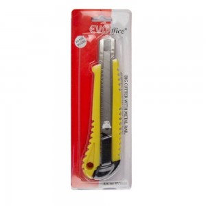 Cutter Mare EVOffice cu Sistem de Autoblocare in Blister, 18 mm Cutter Mare EVOffice cu Sistem de Autoblocare in Blister, 18 mm