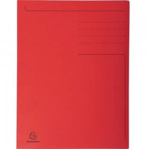 Dosar Carton A4 Plic Exacompta, Rosu, Dosar Classic A4, Dosar Format A4 Exacompta, Dosar Colorat in Format A4, Dosare din Carton Classice, Dosare Carton Exacompta