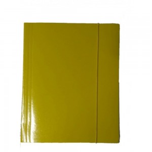 Set 10 Mape A4 cu Elastic din Carton Plasifiat, Galben, Mapa pentru Documente, Mapa pentru Organizat, Mapa pentru Depozitare