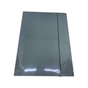 Set 10 Mape A4 cu Elastic din Carton Plastifiat, Gri, Mapa pentru Documente, Mapa pentru Organizat, Mapa pentru Depozitare