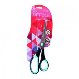 Foarfeca de Birou DACO, Culoare Negru/Albastru, Lungime 21 cm, Foarfeca DACO, Foarfece Birou, Foarfece, Foarfeci Birou, Foarfeca, Foarfeca Universala, Foarfeca de Birou, Foarfeca pentru Hartie si Carton