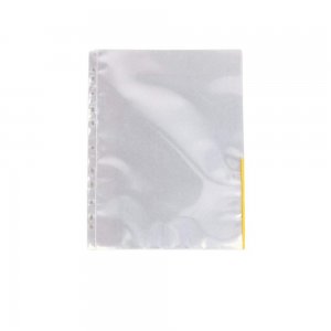 Set 100 Folii Protectie Documente A4 Esselte, 105 Microni, Margine Galbena, Folie Protectie Documente, Folii A4, Folii A4 Protectie, Folii pentru Documente, Folii Transparente Protectie, Folie Transparenta Protectie, Folie Transparenta Documente
