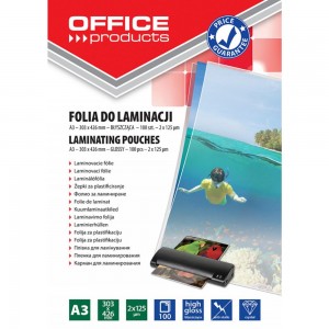 Folie Laminare A3, 426x303 mm,100 Coli/Top, Folii OFFICE Products, Accesorii Birou, 2X125 Microni Folie Laminare A3, 426x303 mm,100 Coli/Top, Folii OFFICE Products, Accesorii Birou, 2X125 Microni