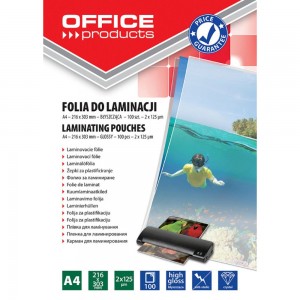 Folie Laminare A4, 216x303 mm, 100 Buc/Top, 125 Microni, Folii OFFICE Products, Accesorii Birou Folie Laminare A4, 216x303 mm, 100 Buc/Top, 125 Microni, Folii OFFICE Products, Accesorii Birou