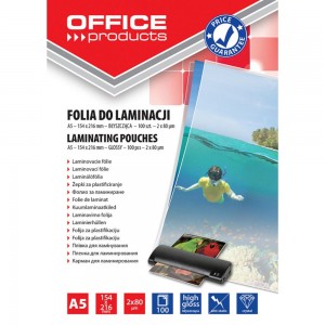 Folie Laminare A5, 154x216 mm, 100 Buc/Top, 80 Microni, Folii OFFICE Products, Accesorii Birou Folie Laminare A5, 154x216 mm, 100 Buc/Top, 80 Microni, Folii OFFICE Products, Accesorii Birou