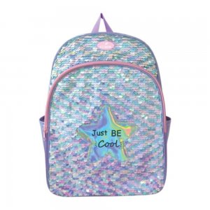 Ghiozdan Ecada, 2 Fermoare, Bretele Captusite, Model Just Be Cool, Poliester, Multicolor, Ghiozdan Scolar, Ghiozdan Scolari, Ghiozdane Scoala, Ghiozdan Adolescenti, Ghiozdane Ecada, Ghiozdan Multicolor, Ghiozdan Mare, Rechizite Scolare