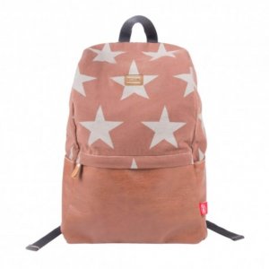 Ghiozdan DACO pentru Scolari, Model Stele, 43x29x15 cm, Bumbac, Maro, Bretele Reglabile, Buzunare Laterale, Ghiozdan Scolar, Ghiozdan Scolari, Ghiozdane Scoala, Ghiozdan Adolescenti, Ghiozdane Adolescenti, Rucsac Scoala, Ghiozdan Mare