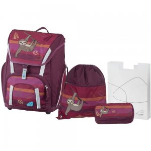 Set Ghiozdan Etui Cutie Carti si Sac Sport Schneiders Lazy Lewis Smart, 31x40x22 cm, Multicolor, Poliester, Set pentru Scoala, Set Genti Scoala, Rucsac Scoala, Rucsacuri Scoala, Ghiozdane Scoala, Set Ghiozdan si Penar, Set Rucsac Penar, Ghiozdan Echipat