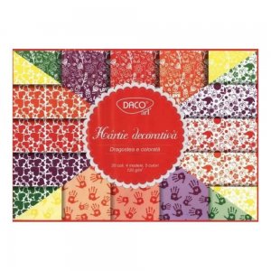 Hartie Decorativa DACO A4, Model Dragostea, 20 Coli/Top, 120 g/m², 5 Culori, Hartie Colorata Decorativa, Bloc Hartie Decorativa, Modele Hartie Decorativa, Hartie Decorativ Speciala, Set Hartie cu Modele, Hartie Decorativa cu Model Hartie Decorativa DACO A4, Model Dragostea, 20 Coli/Top, 120 g/m², 5 Culori, Hartie Colorata Decorativa, Bloc Hartie Decorativa, Modele Hartie Decorativa, Hartie Decorativ Speciala, Set Hartie cu Modele, Hartie Decorativa cu Model