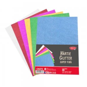 Hartie Glitter Super-Fina DACO, A4, 6 Coli/Top, 6 Culori, Hartie Glitter, Hartie cu Sclipici, Hartie Glitter Colorata, Hartie Sclipici, Hartie Sclipici Colorata, Hartie Decorativa, Hartie Glitter A4, Coala cu Sclipici, Rechizite Scolare Hartie Glitter Super-Fina DACO, A4, 6 Coli/Top, 6 Culori, Hartie Glitter, Hartie cu Sclipici, Hartie Glitter Colorata, Hartie Sclipici, Hartie Sclipici Colorata, Hartie Decorativa, Hartie Glitter A4, Coala cu Sclipici, Rechizite Scolare
