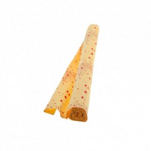 Hartie Floristica DACO, 50x250 cm, 5 Buc/Set, 180 g/m², Model Inimi, Galbena, Hartie Creponata Floristica, Hartie Modelare Flori, Rola Hartie Creponata Floristica, Hartie Floristica 180 g, Rola Hartie Floristica, Hartie Floristica Colorata