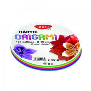 Hartie Rotunda Origami DACO, 10 cm,100 Coli/Top, Multicolor, 80 g/m², Hartie Origami Colorata, Hartie Rotunda pentru Origami, Coli pentru Origami, Produse de Hartie Hartie Rotunda Origami DACO, 10 cm,100 Coli/Top, Multicolor, 80 g/m², Hartie Origami Colorata, Hartie Rotunda pentru Origami, Coli pentru Origami, Produse de Hartie