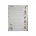 Index din Plastic EVOffice, Numerotat de la 1 la 20, Format A4, Format A4, Despartitoare din Plastic, Indecsi Bibliorafturi - Separatoare din Plastic   8,72 lei 
