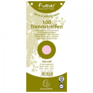 Set 100 Separatoare din Carton Exacompta, 105x204 mm, Roz, Separatoare din Carton, Separatoare Carton, Separatoare Exacompta, Separatoare Bibliorafturi, Separatoare Dosare, Separatoare Caiet Mecanic, Separatoare Exacompra Carton 