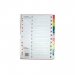 Separatoare din Plastic EVOffice, 12 Culori/Set, Format A4, Despartitoare din Plastic, Separatoare Bibliorafturi - Index din Plastic   4,94 lei 