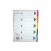 Separatoare din Plastic EVOffice, 5 Culori/Set, Format A4, Despartitoare din Plastic, Separatoare Bibliorafturi – Index din Plastic   2,55 lei 