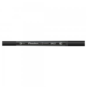 Pix Liner cu Doua Capete Daco Pensuliner, Varf Metalic 0.4 mm si Varf Tip Pensula, Negru, Pixuri Linere, Linere Daco, Pix cu Doua Capete, Pixuri Doua Capete, Liner Subtire, Liner 0.4 mm, Liner Negru, Pix Negru, Pixuri Negre