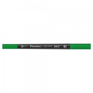 Pix Liner cu Doua Capete Daco Pensuliner, Varf Metalic 0.4 mm si Varf Tip Pensula, Verde, Pixuri Linere, Linere Daco, Pix cu Doua Capete, Pixuri Doua Capete, Liner Subtire, Liner 0.4 mm, Liner Verde, Pix Verde, Pixuri Verzi