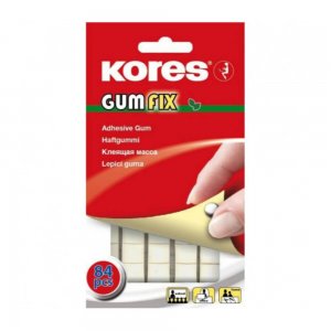Set 84 Bucati Guma Adeziva KORES pentru Suprafete Netede, Adeziv Guma, Guma Adeziva Perete, Lipici pentru Perete, Adeziv pentru Perete, Pastile Adezive, Pastile Adezive pentru Perete, Guma de Lipit, Adeziv Perete Interior