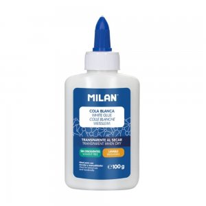 Aracet MILAN, 100 ml, Alb/Transparent, Aracet Transparent MILAN, Araceturi, Aracet pentru Lipit Hartia, Aracet pentru Scoala, Aracet pentru Lucru Manual, Aracet Scolar, Lipici Aracet, Lipiciuri Aracet