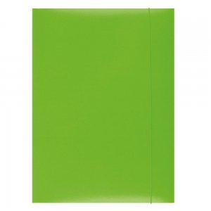 Set 50 Mape cu Elastic A4, din Carton Plastifiat 300 g/m², Verde, Mapa OFFICE Products, Mapa pentru Documente, Mapa pentru Organizat, Mapa pentru Depozitat
