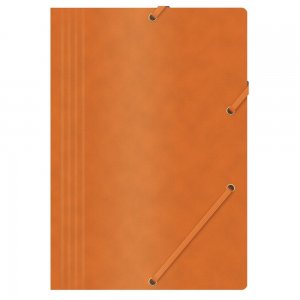 Set 10 Mape din Carton A4 cu Burduf si Elastic pe Colturi, Portocalie, Mapa OFFICE Products, Mapa pentru Documente, Mapa pentru Organizat, Mapa pentru Depozitat