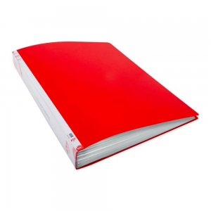 Mapa Prezentare A4 Noki, 80 Folii, Coperta Polipropilena, Rosu, Mapa in Format A4 pentru Prezentare, Mapa Noki Colorata Prezentare, Mapa Prezentare Calitativa