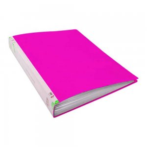 Mapa Prezentare A4 Noki, 80 Folii, Coperta Polipropilena, Roz, Mapa in Format A4 pentru Prezentare, Mapa Noki Colorata Prezentare, Mapa Prezentare Calitativa