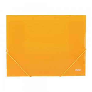 Mapa A4 cu Elastic Deli, Portocalie, Mapa, Mapa A4, Mapa Documente, Mapa Acte, Mapa pentru Documente, Mapa A4 pentru Documente, Mapa A4 Acte, Mapa A4 pentru Acte, Mapa din Plastic, Mapa pentru Depozitare 