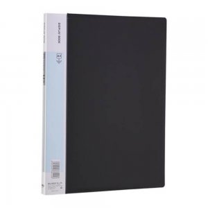 Mapa Prezentare A4 Deli, 20 Folii, Coperta Rigida din Polipropilena, Negru, Mapa in Format A4 pentru Prezentare, Mapa Deli Neagra Prezentare, Mapa Prezentare Calitativa, Mapa Clasica Deli Prezentare